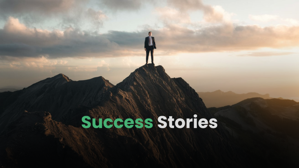 Success Stories of People Who Never Gave Up